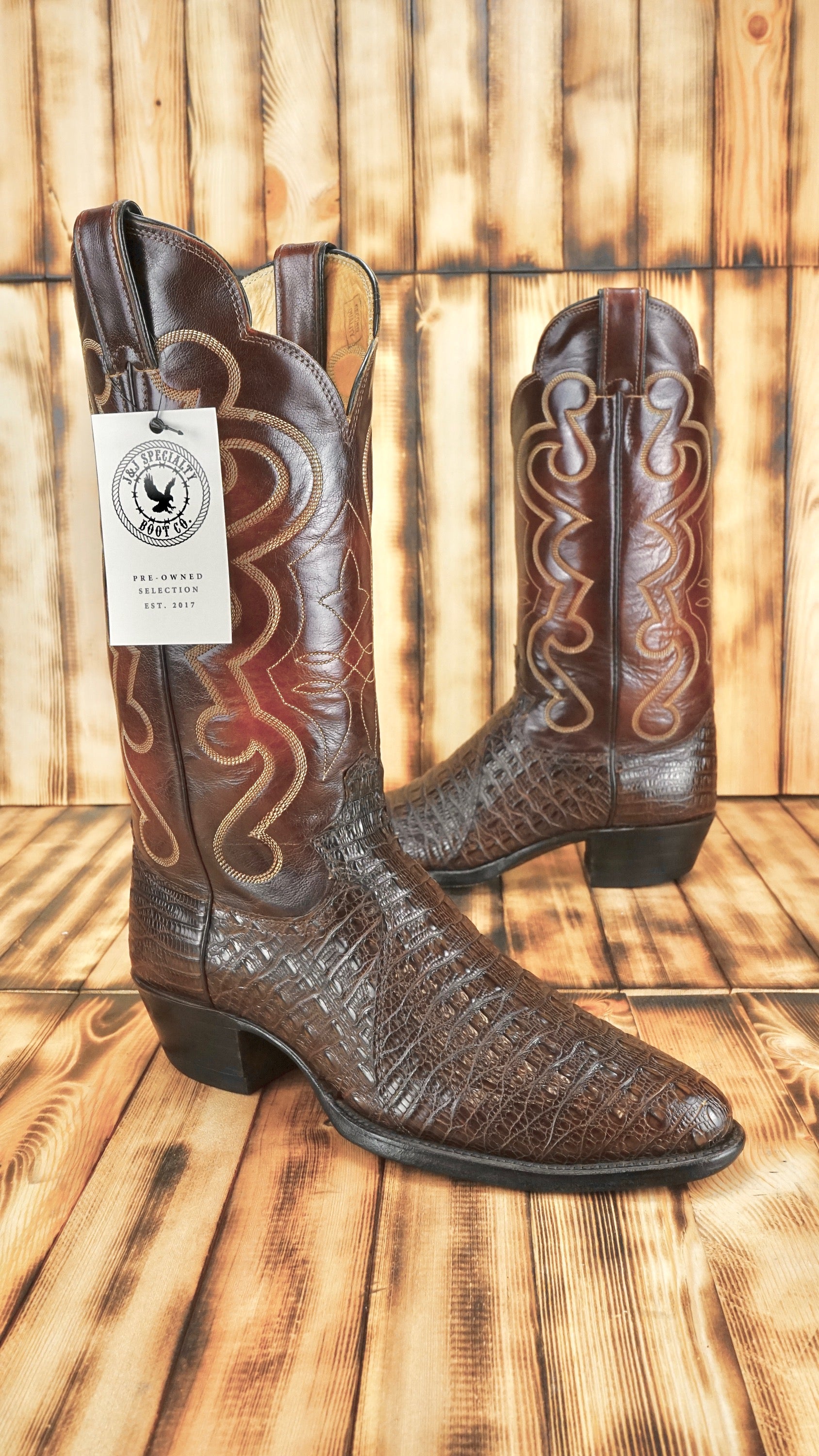 Justin Hornback Lizard 8D J J Specialty Boot Co