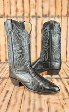 Load image into Gallery viewer, Justin American Black Alligator Flank/Belly 11.5D