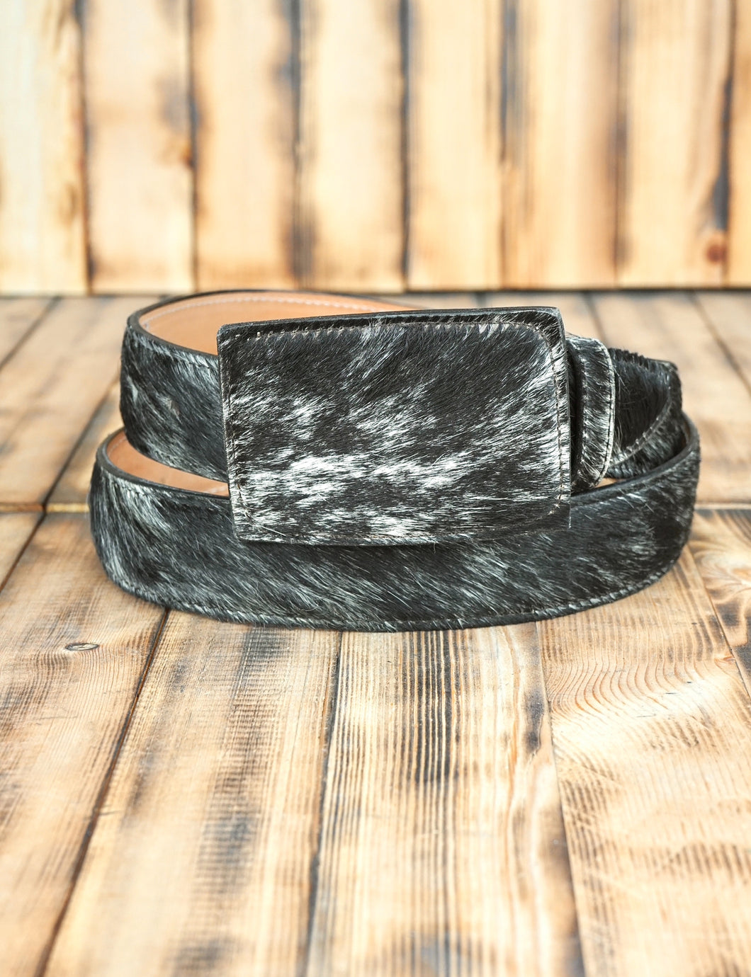 Black And White Hair On Cowhide 40