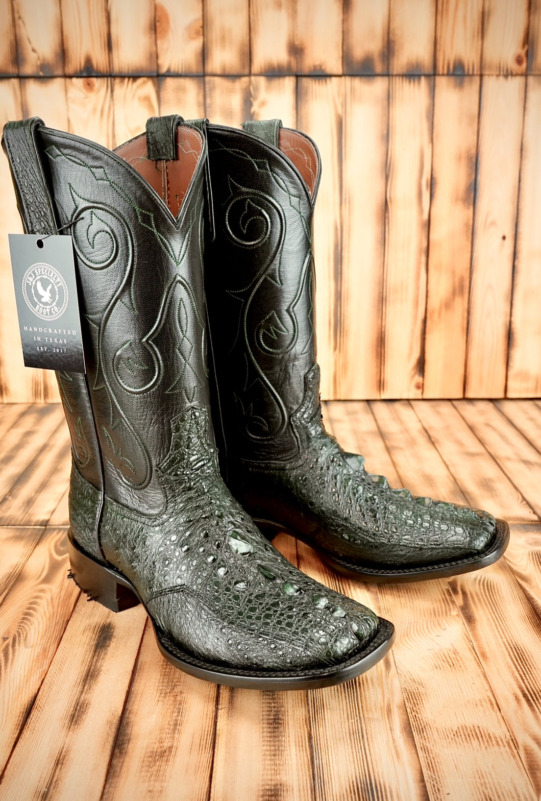 Limited Midnight Forest Green Snapping Turtle Tail 8.5D