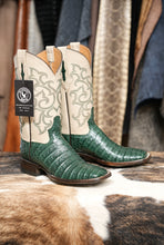 Load image into Gallery viewer, Forest Green Caiman Belly 7.5B
