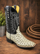 Load image into Gallery viewer, Grey Burciatto Full Quill Ostrich
