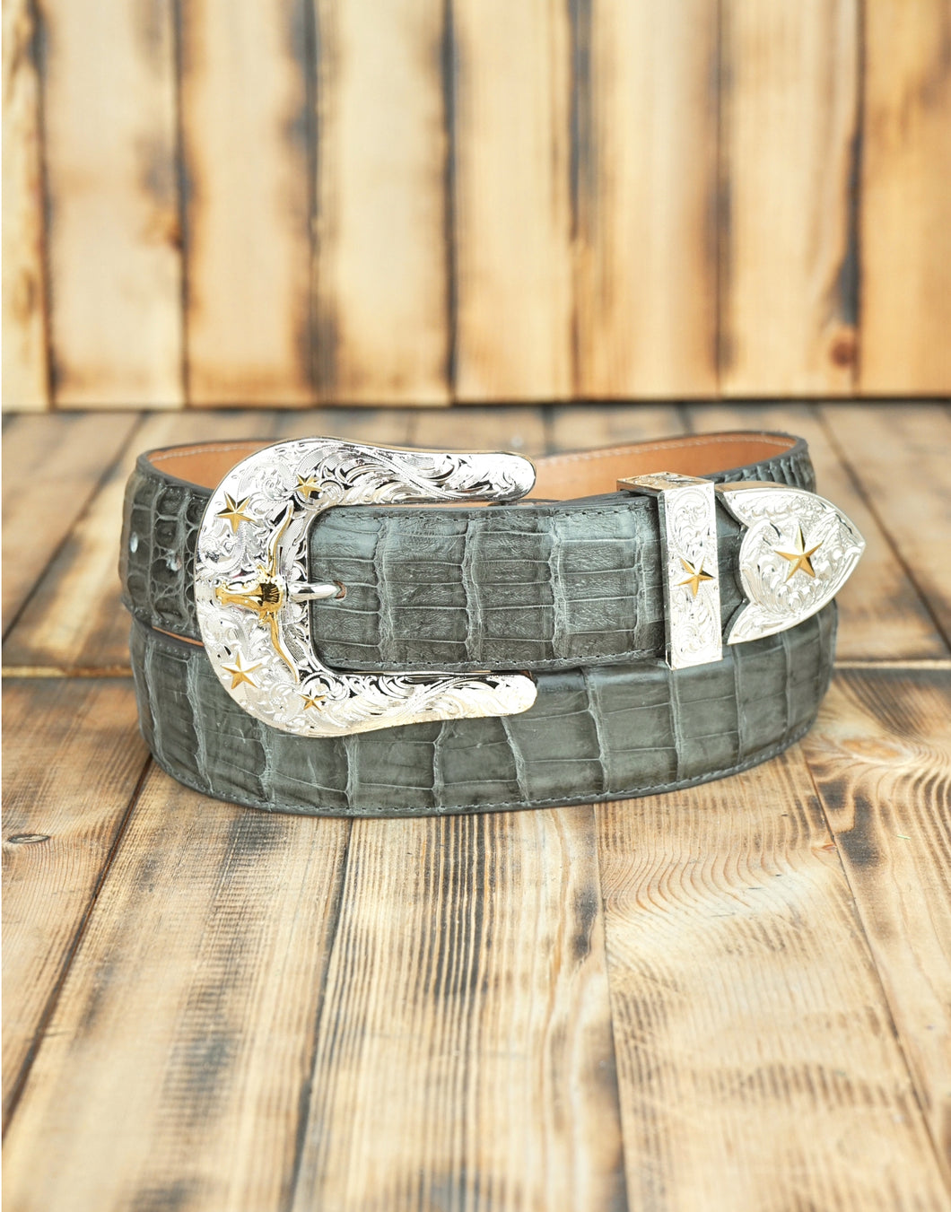Grey Caiman Belly 42