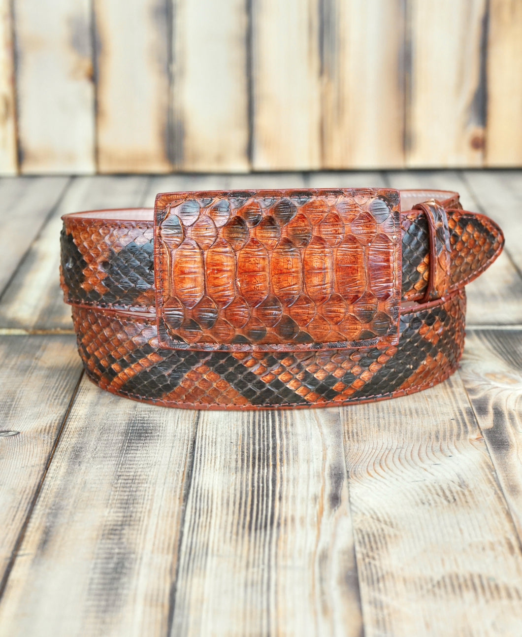 Antique Cognac Python 36