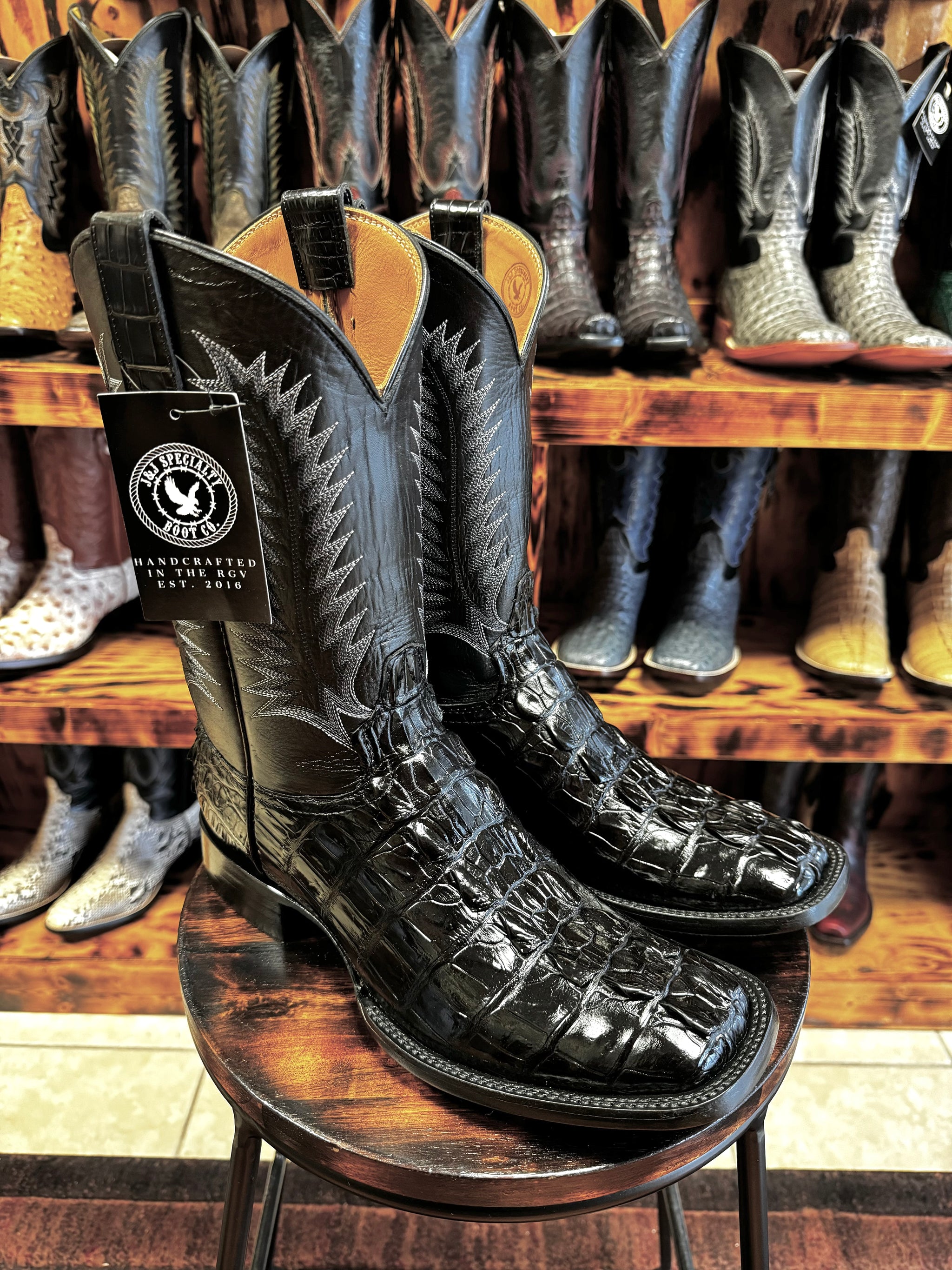 Crocodile tail boots hot sale