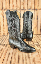 Load image into Gallery viewer, Nocona American Black Alligator Belly 9D
